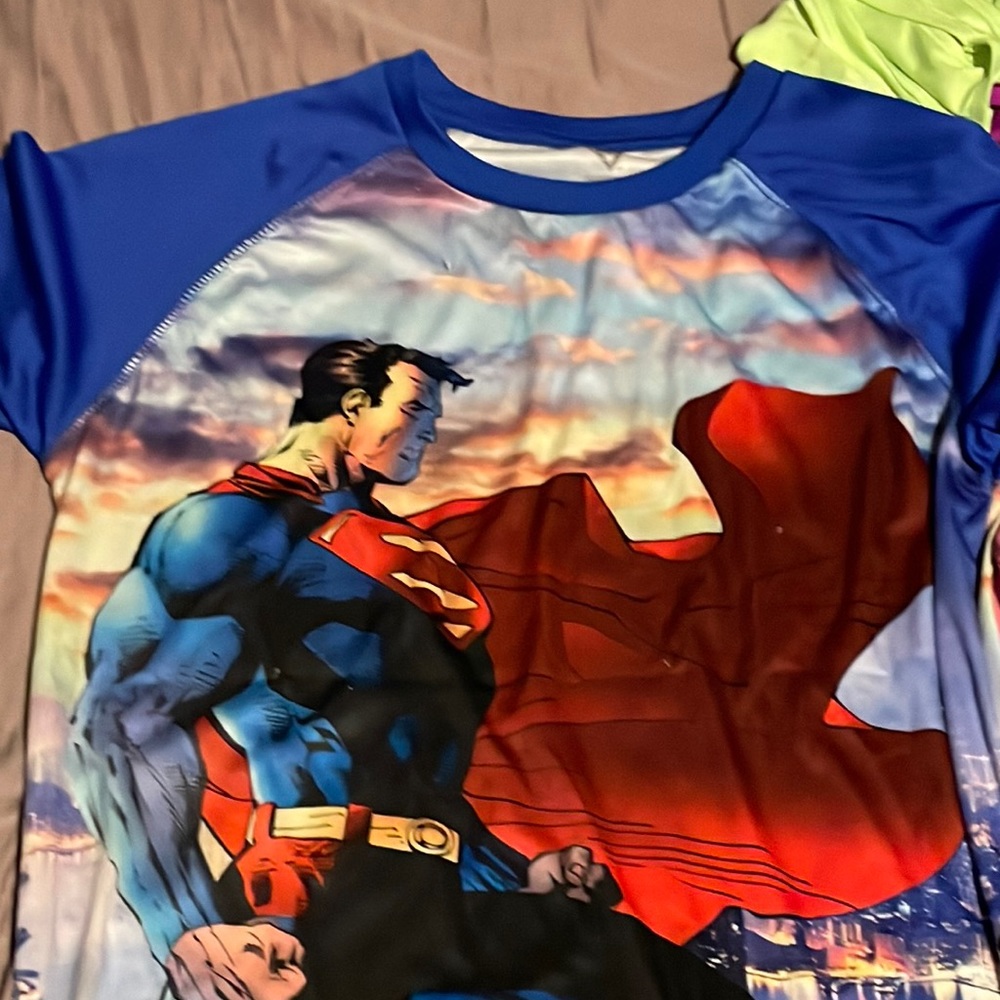 Kids Superman pajama shirt